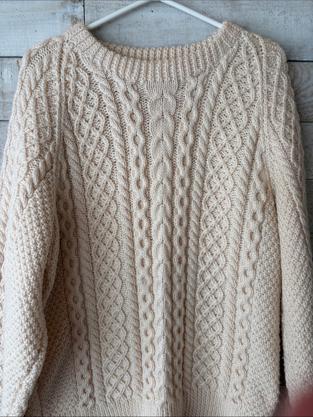 Traditional Fisherman Knit Sweater– A Story Told in Stitches - Picture 4 of 9